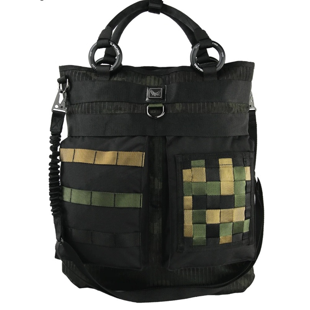 Atomic Mission Gear Black and Green Men's Bag
